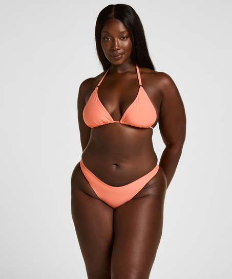 Triangle Bikini Top Luxe, Pomarańczowy