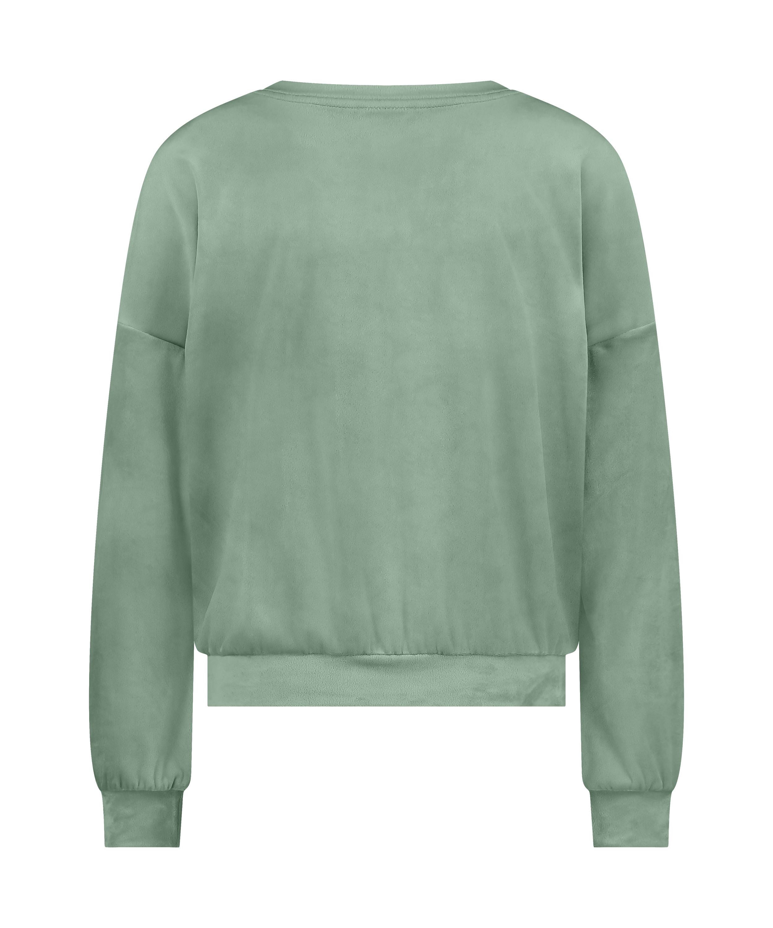 Welurowy top, Zielony, main