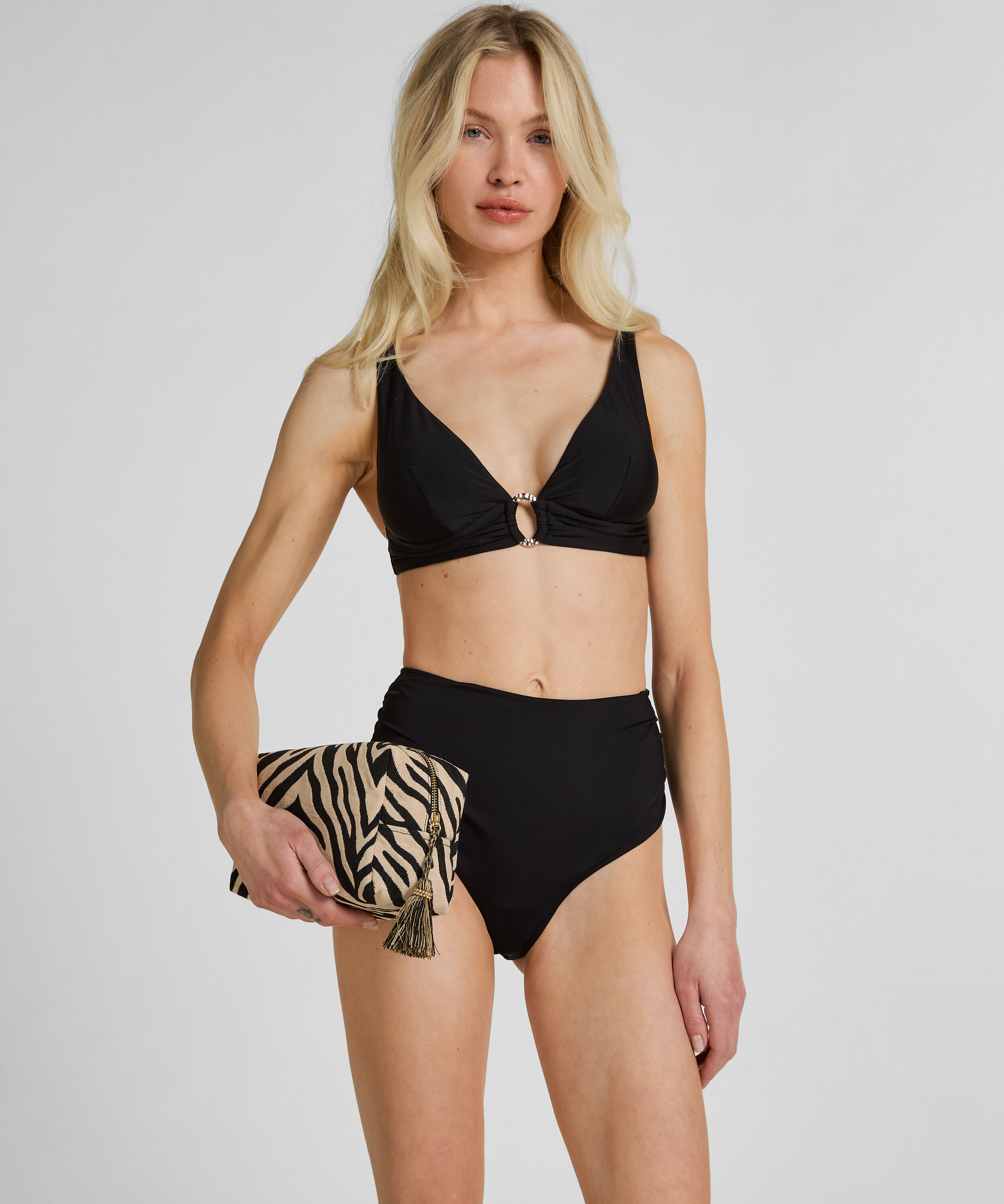 Kosmetyczka Zebra, Czarny