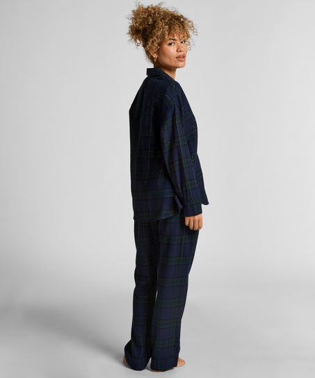 Petite Flanella spodnie od piżamy, Niebieski