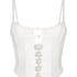 Biustonosz Bustier Kristina, Biały