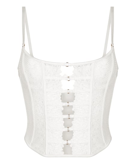 Biustonosz Bustier Kristina, Biały
