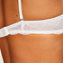 Usztywniony biustonosz push-up z fiszbinami Angie, Biały