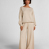 Boatneck Sweater Audrey, Szary