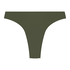 Majtki Bikini Wysoko Krojona Luxe, Zielony