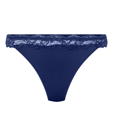Stringi Lace & Shine, Niebieski