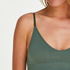 Seamless bralette, Zielony