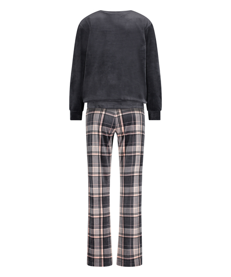 Aksamitna piżama, Szary