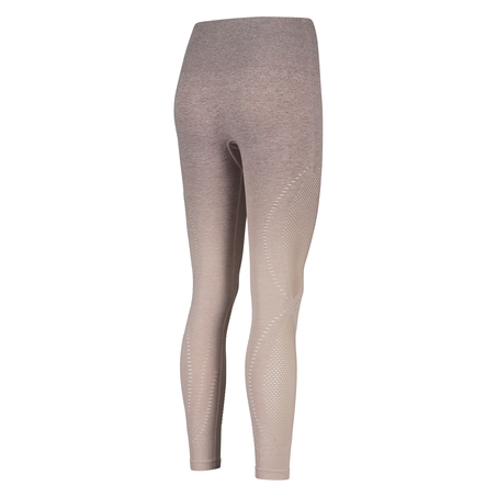 HKMX High waisted sports leggings round-knit ombre, Różowy
