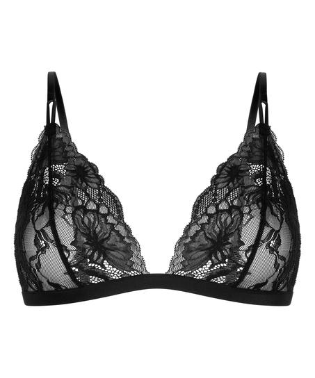 Bralette Stormi, Czarny