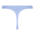 Niewidoczne pod ubraniem stringi z paseczkami i siateczką, Niebieski