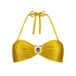 Góra od bikini Bandeau, Żółty