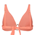 Triangle Bikini Top Luxe, Pomarańczowy