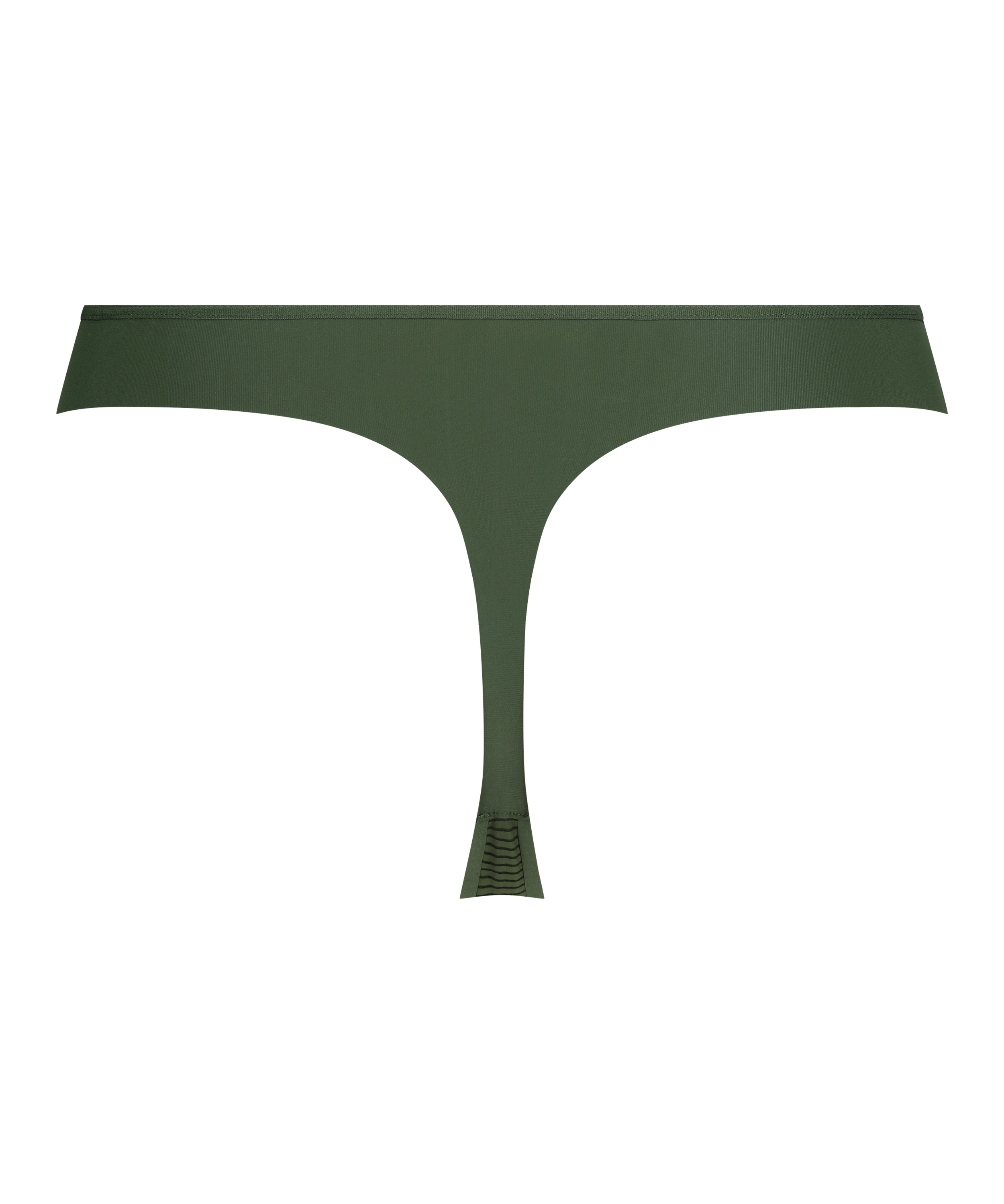 Niewidzialne stringi w paski, Zielony, main