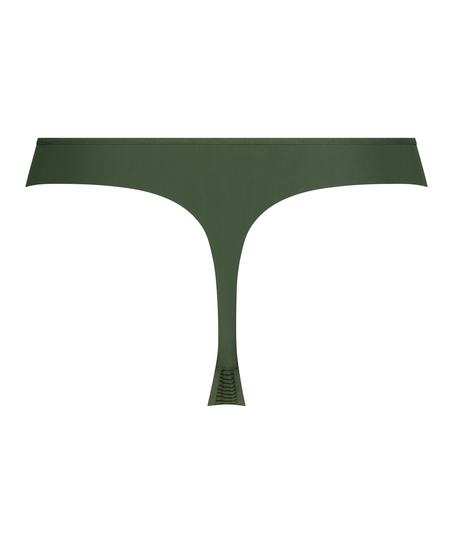 Niewidzialne stringi w paski, Zielony