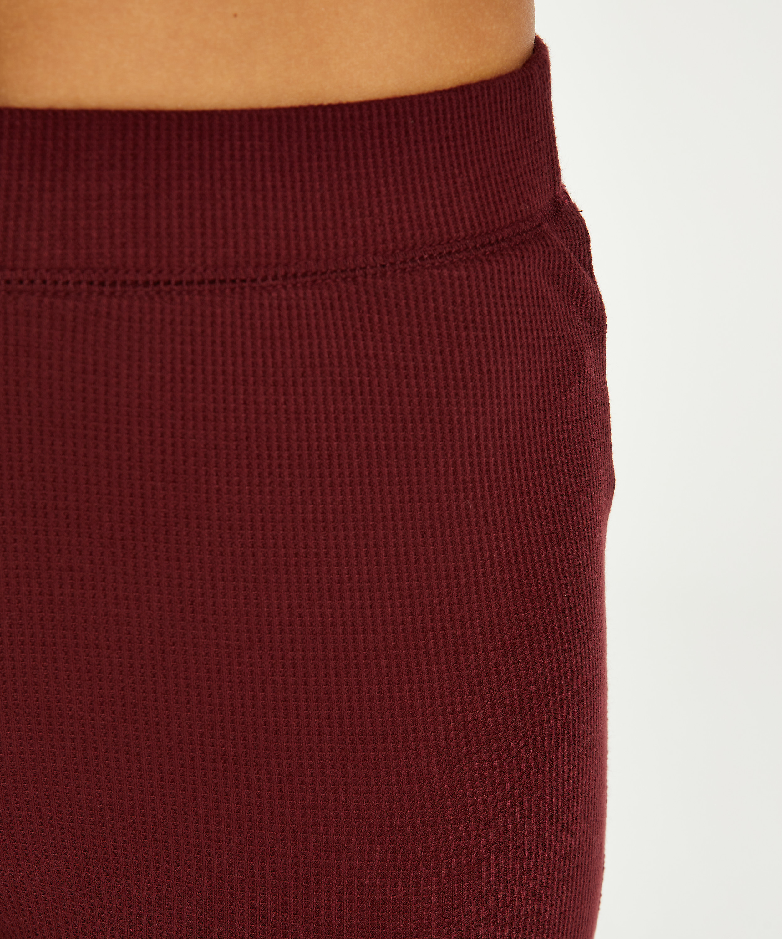 Piżama Waffle z kieszenią, Fioletowy, main