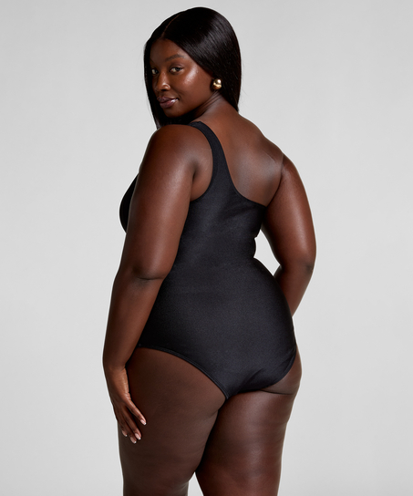 Kostium kąpielowy Shaping Shell Mesh, Czarny