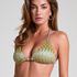 Tr&oacute;jkątny top od bikini Cali, Zielony