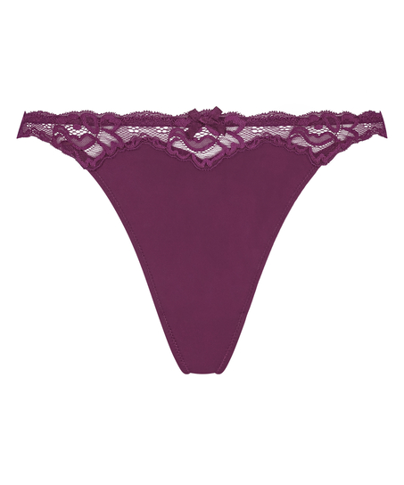 Stringi Lace & Shine, Fioletowy