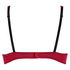 Padded underwired push-up bra Giselle, Czerwony