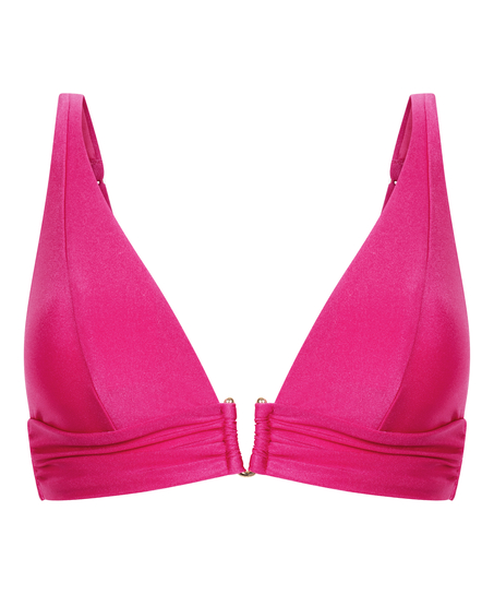 Tr&oacute;jkątna g&oacute;ra od bikini Luna, R&oacute;żowy