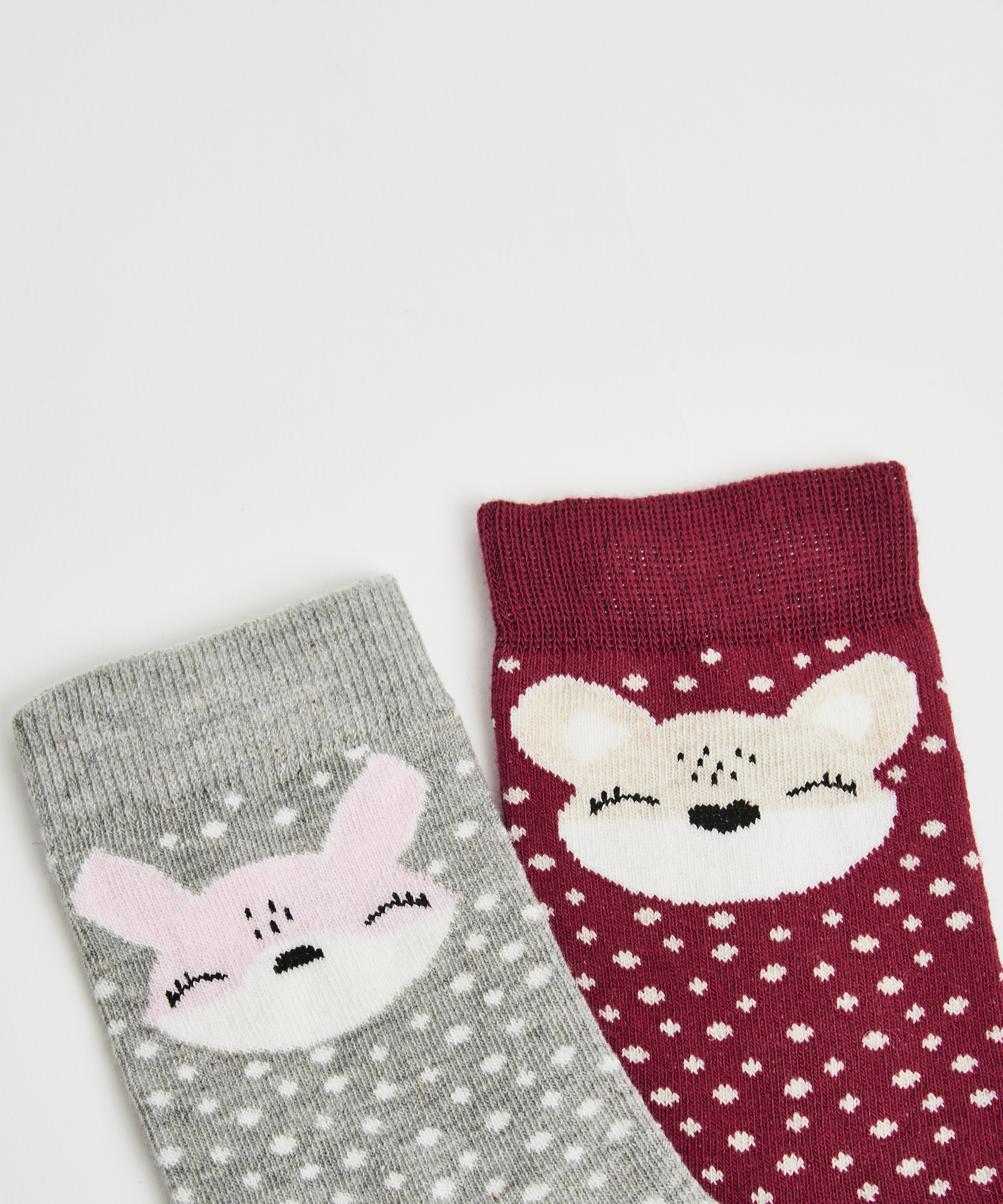 2 Pairs of Socks, Szary, main