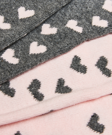 2 pary skarpetek, Szary