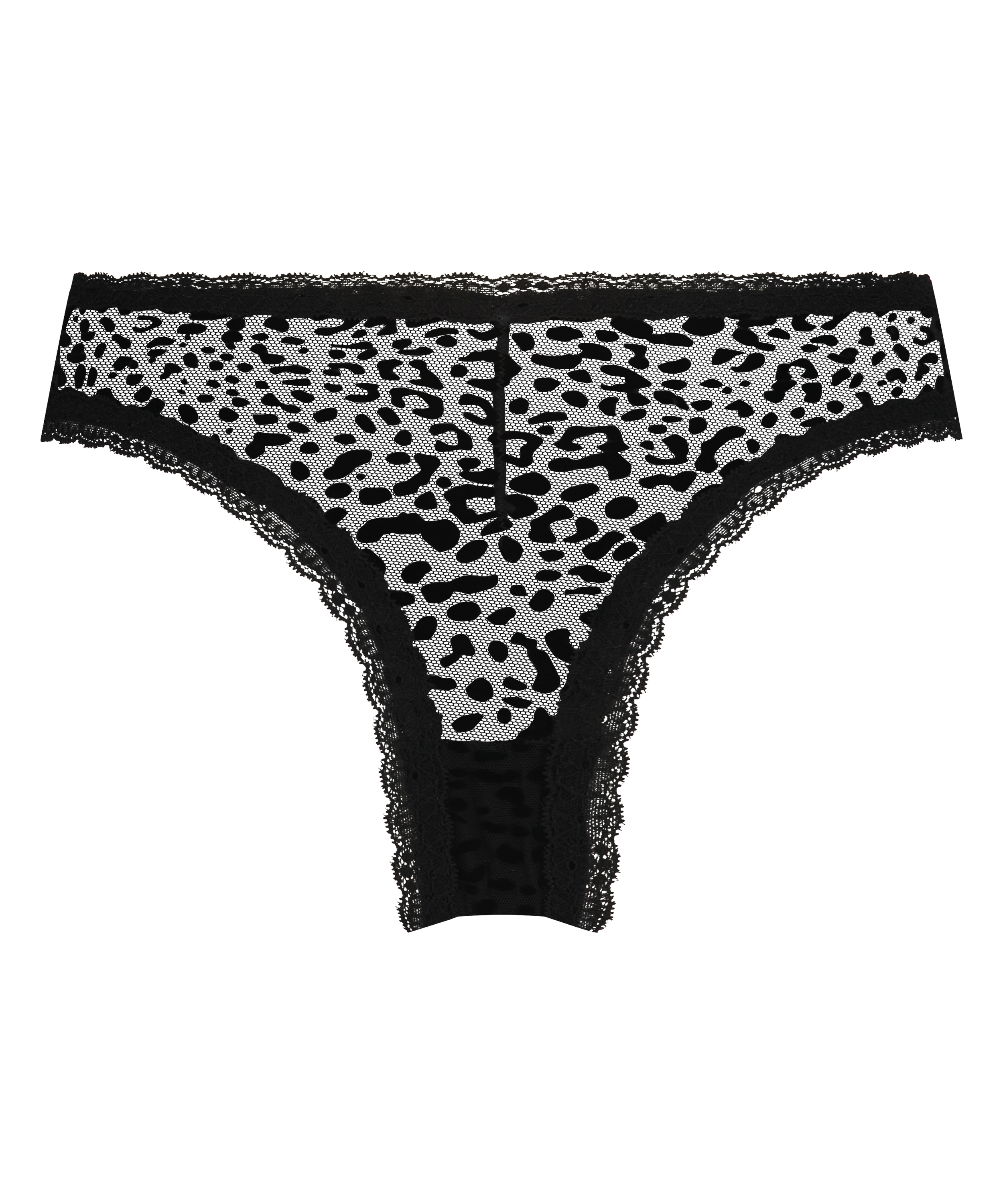 Brazyliany V-shape Mesh, Czarny, main
