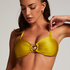 Góra od bikini Bandeau, Żółty