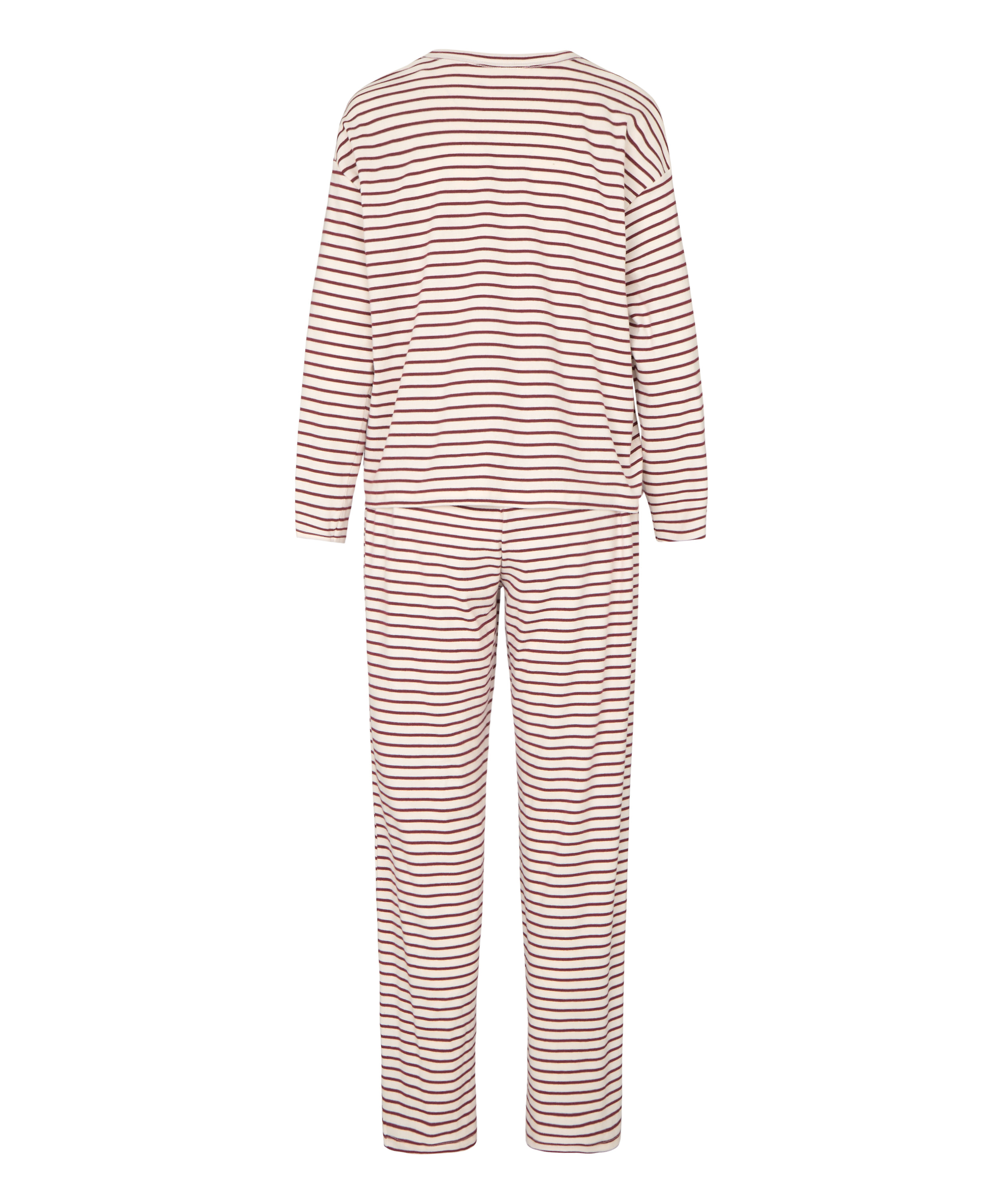 Zestaw piżamowy z bawełny dżersejowej, Czerwony, main