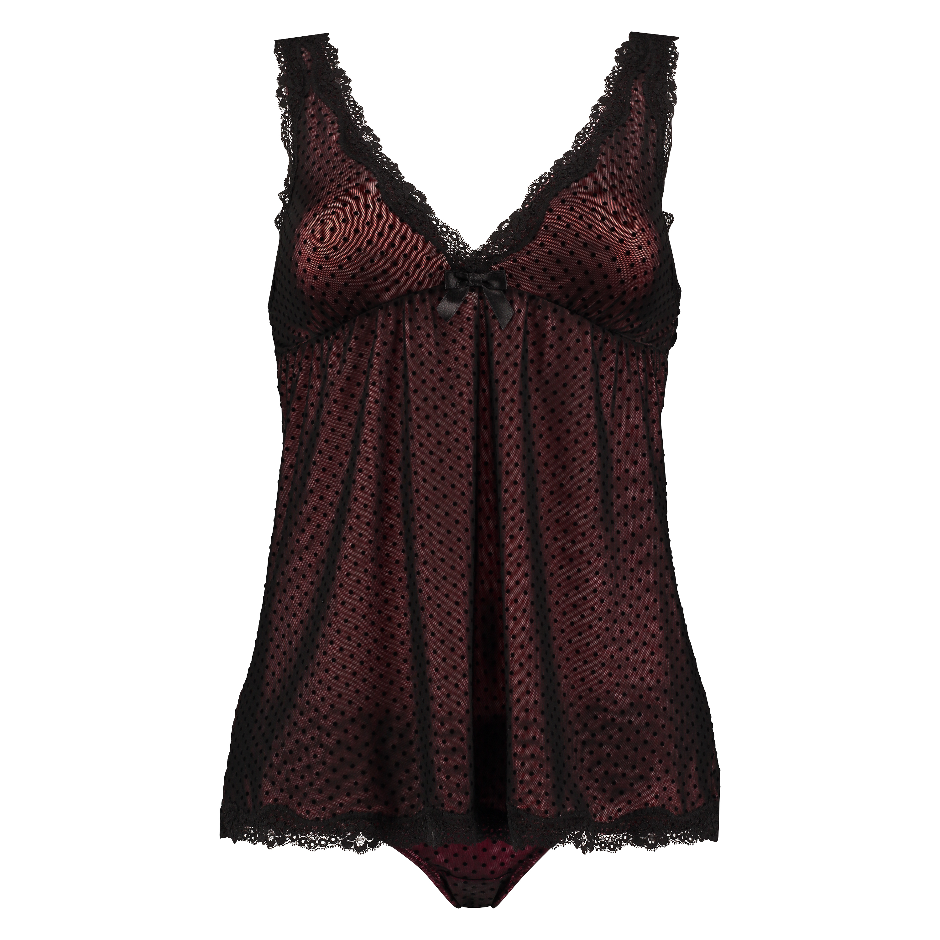 Cami set Josie, Czarny, main