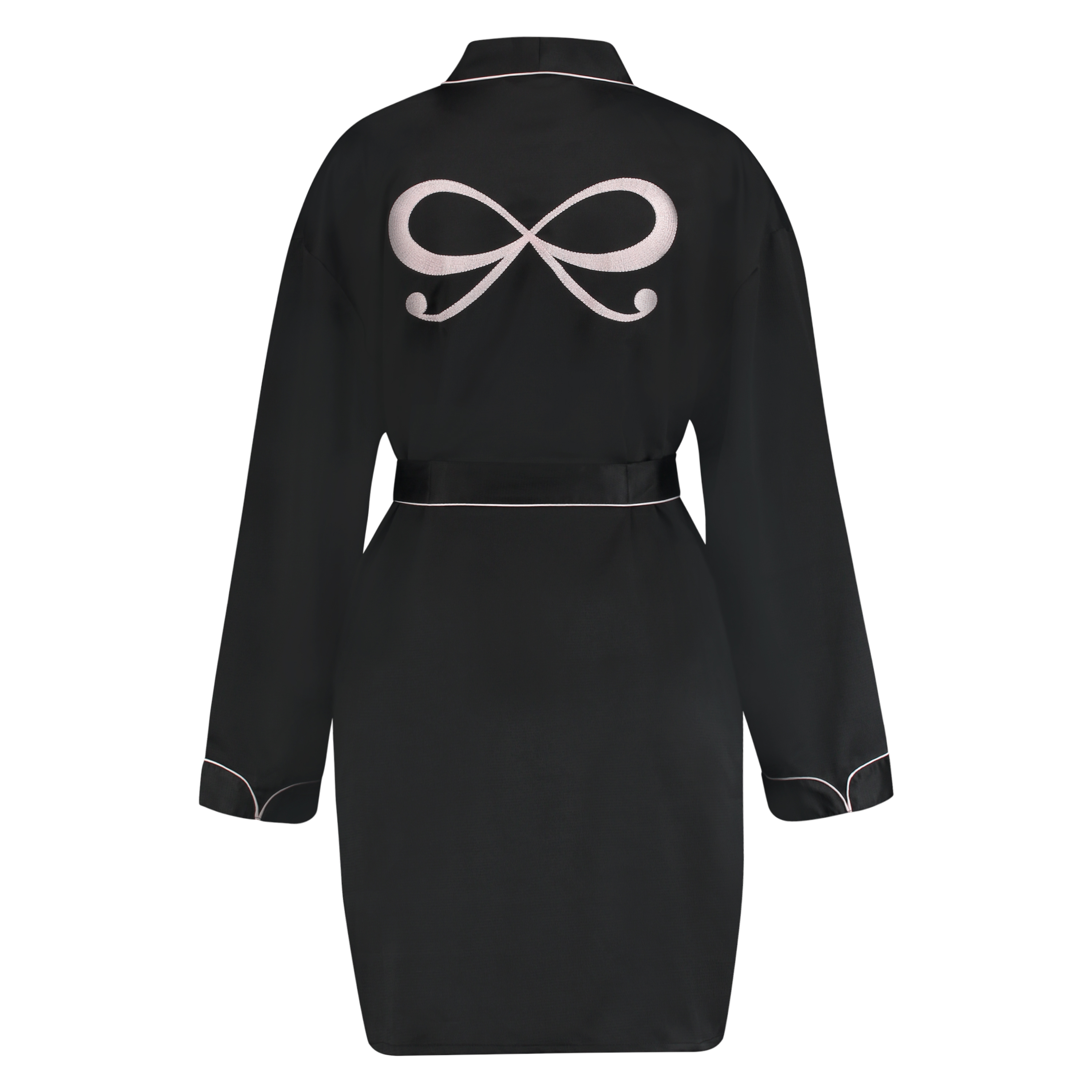 Satynowe kimono, Czarny, main