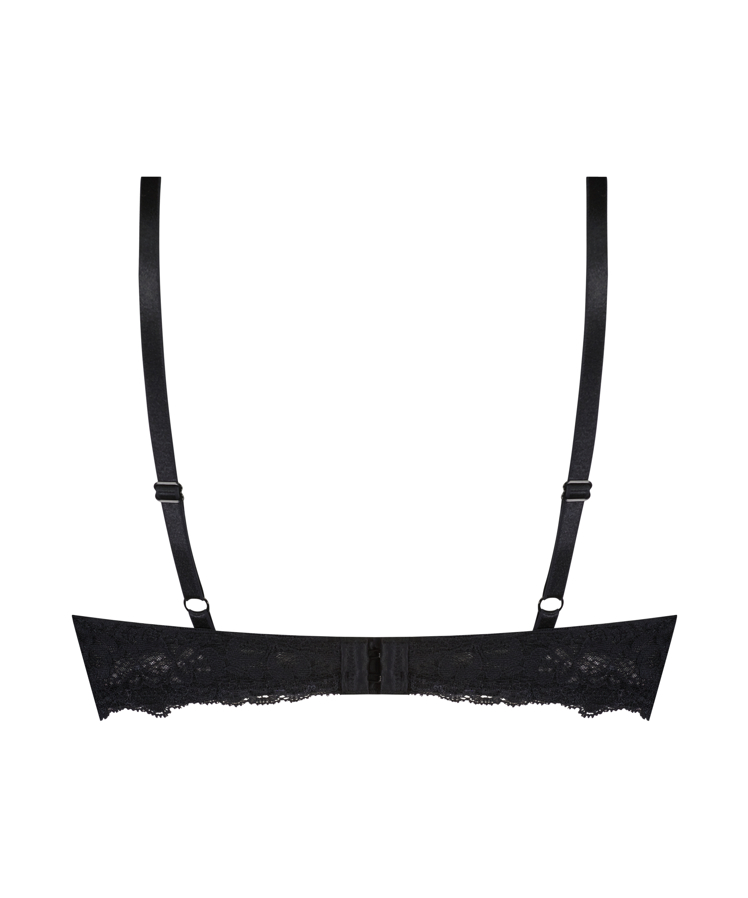 Wyściełany biustonosz push-up z fiszbinami Marine, Czarny, main