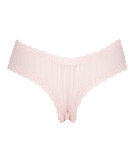 Brazyliany V-shape Mesh, R&oacute;żowy