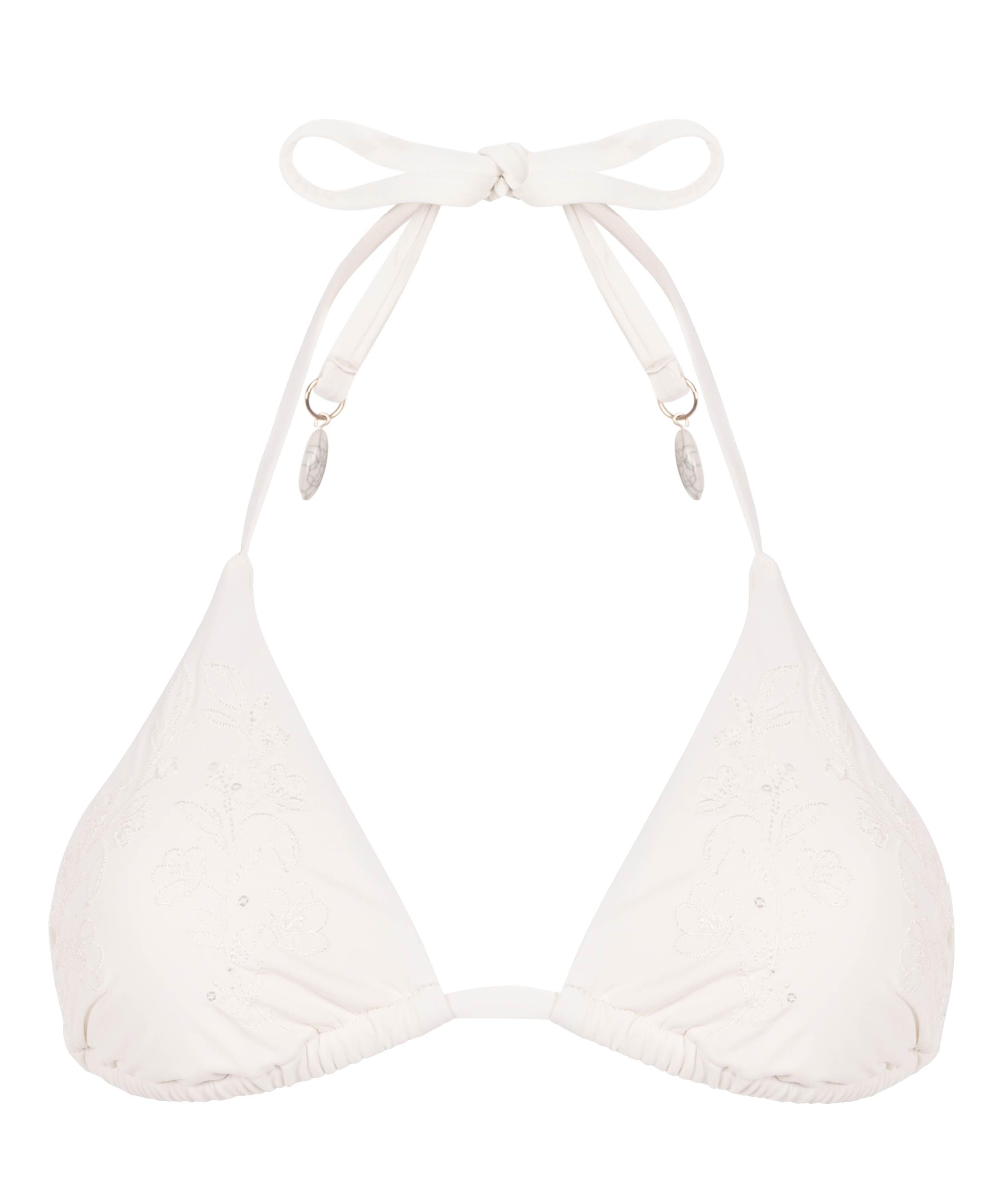 G&oacute;ra od bikini Giselle w kształcie tr&oacute;jkąta, Biały, main
