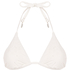 G&oacute;ra od bikini Giselle w kształcie tr&oacute;jkąta, Biały