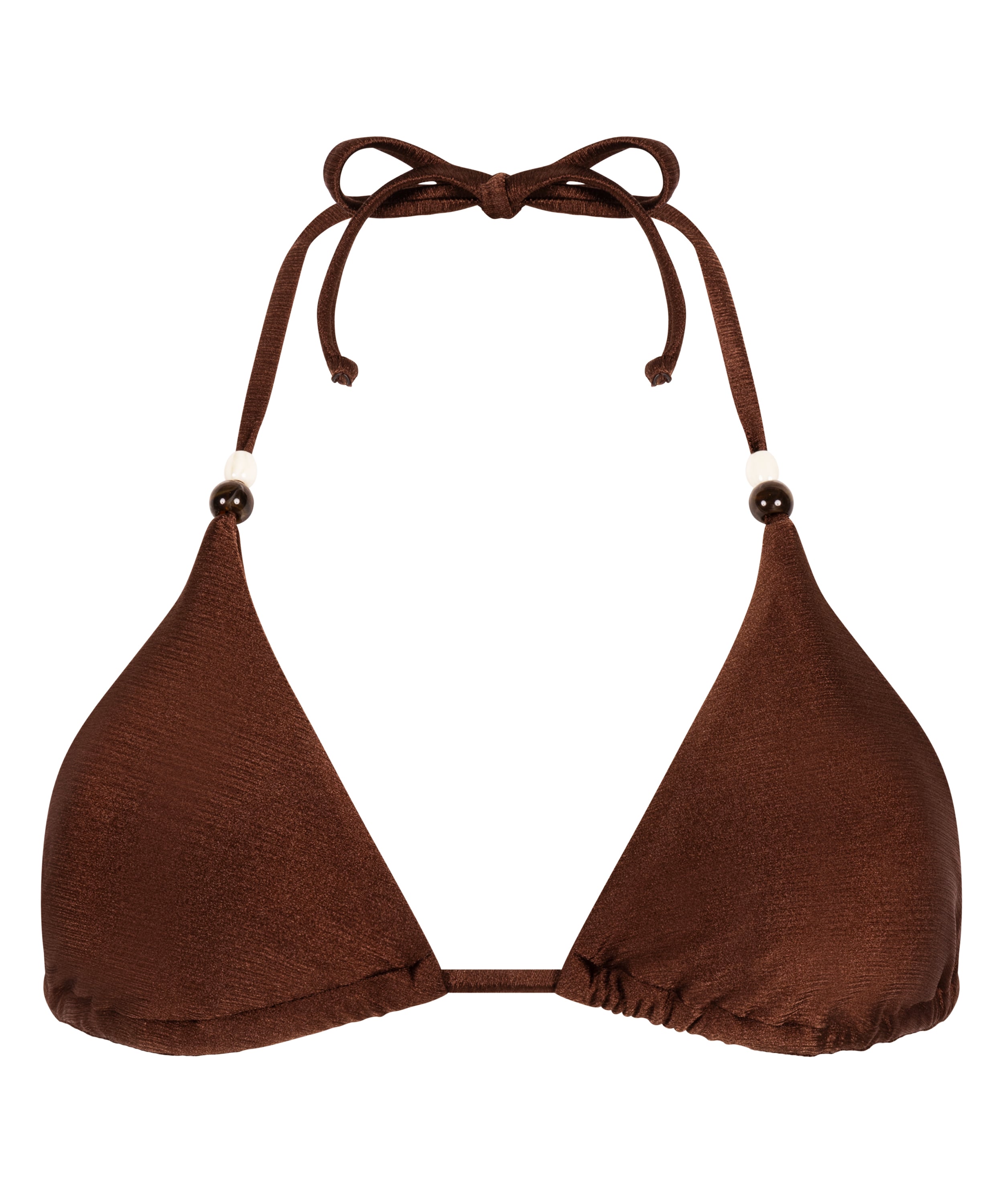 Tr&oacute;jkątna g&oacute;ra od bikini Kallua, Brązowy, main