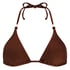 Tr&oacute;jkątna g&oacute;ra od bikini Kallua, Brązowy