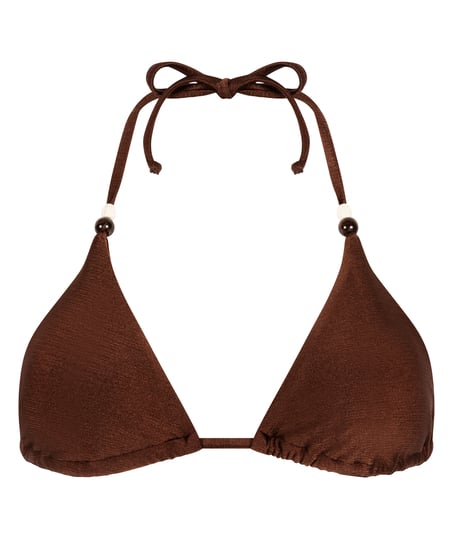 Tr&oacute;jkątna g&oacute;ra od bikini Kallua, Brązowy