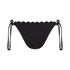 D&oacute;ł od bikini Scallop, Czarny