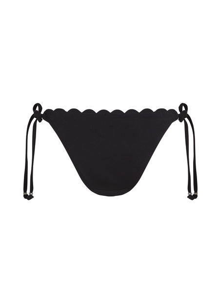D&oacute;ł od bikini Scallop, Czarny