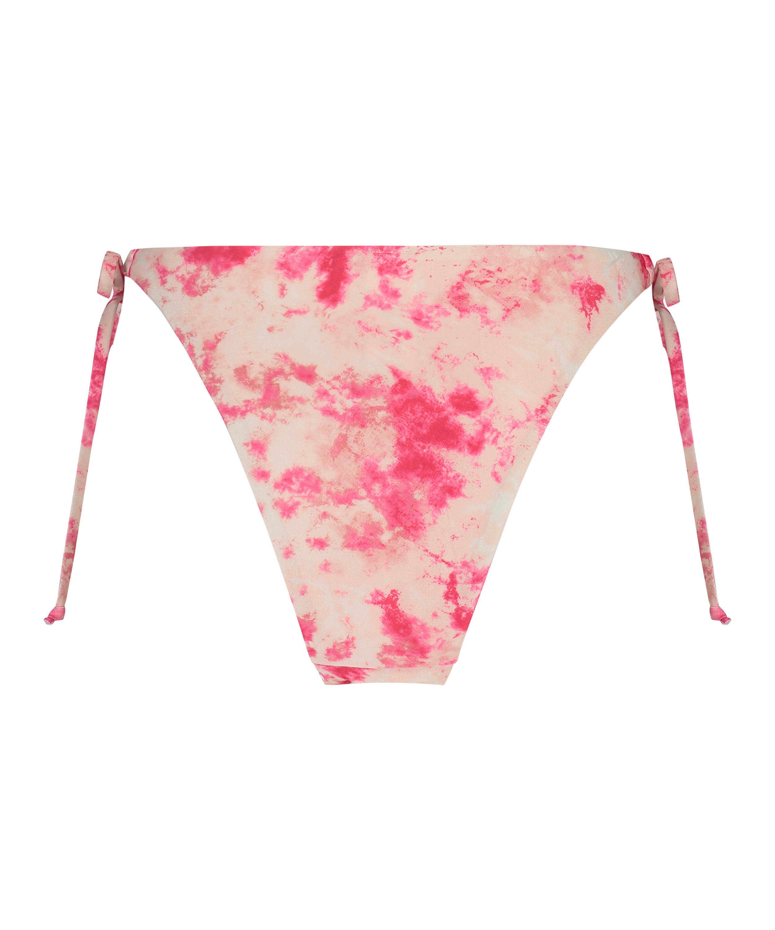 D&oacute;ł od bikini z wysokim wycięciem Tie Dye, R&oacute;żowy, main