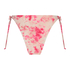 D&oacute;ł od bikini z wysokim wycięciem Tie Dye, R&oacute;żowy