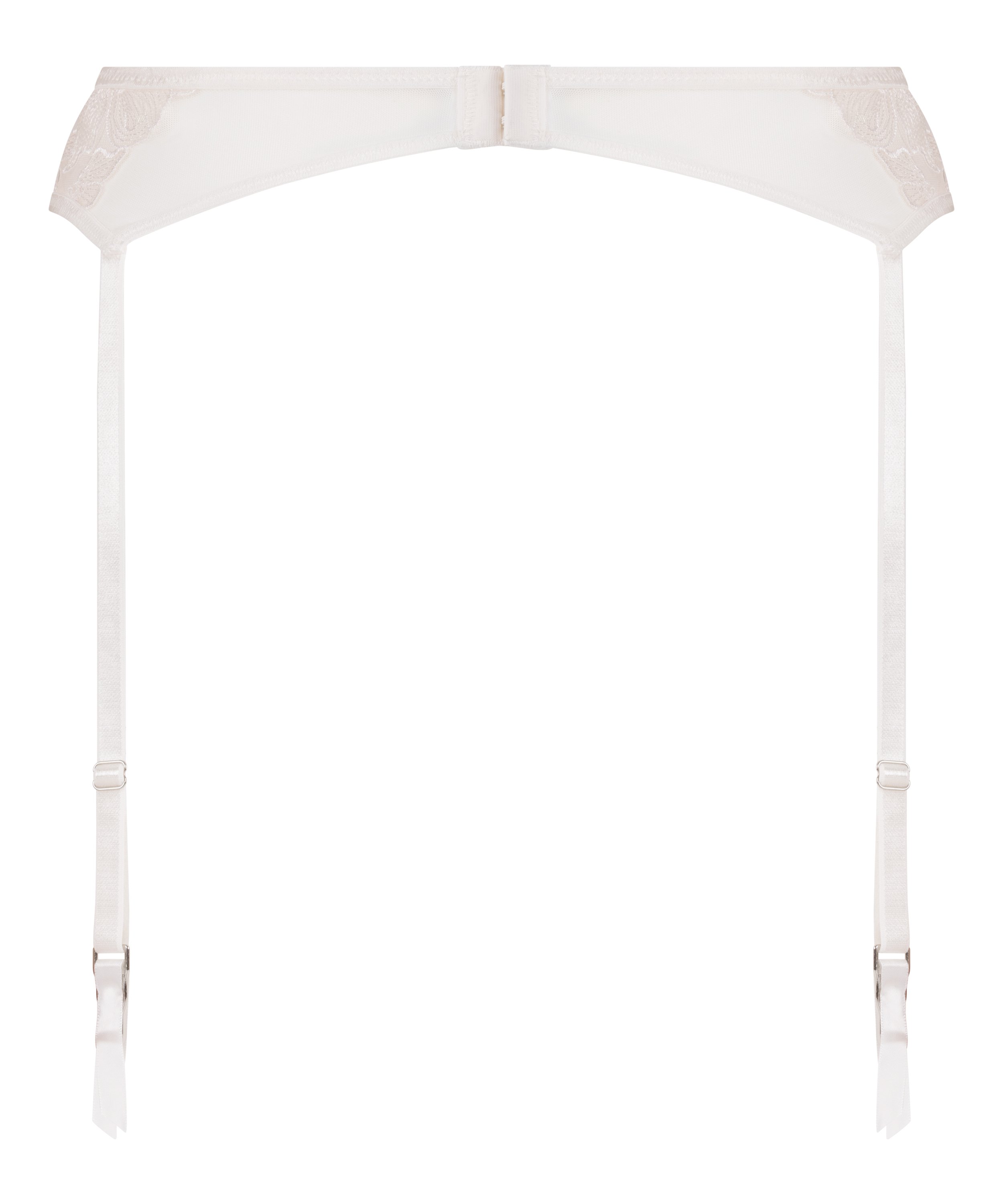 Pas do pończoch Lauren, Biały, main