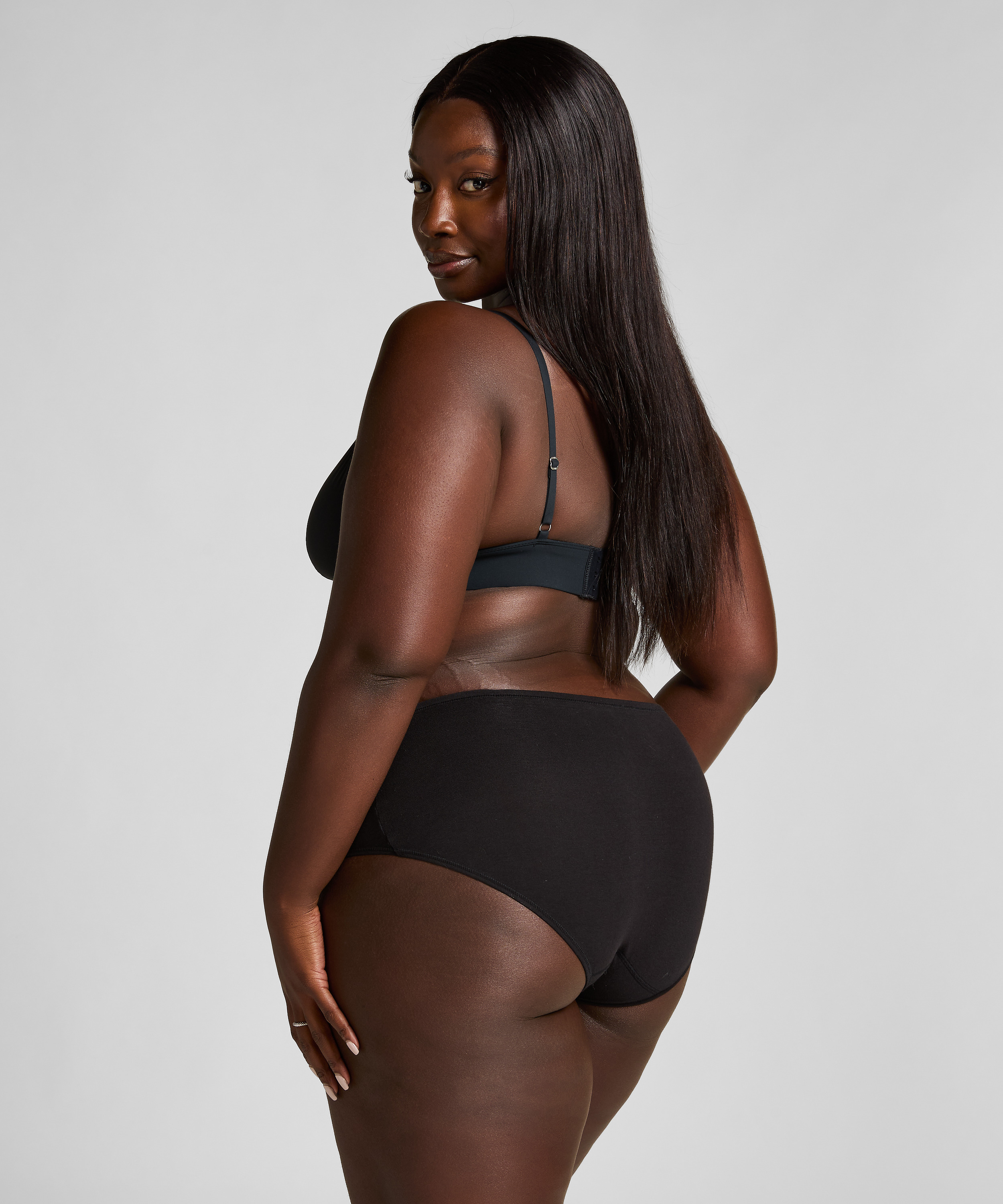 Halka Midi, Czarny, main