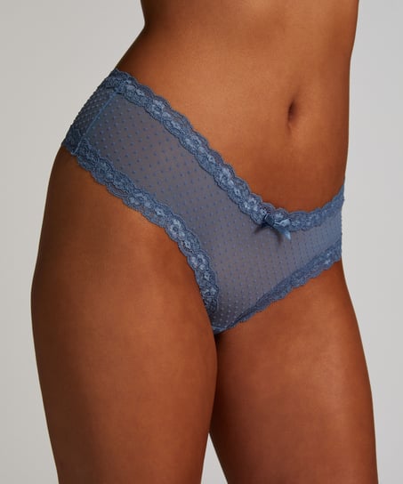 Brazyliany V-shape Mesh, Niebieski