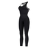 HKMX Round Knit Onesie, Czarny