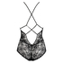 Strappy Back Body, Czarny