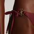 Majtki Bikini Wysoko Krojona Yucatan, Czerwony