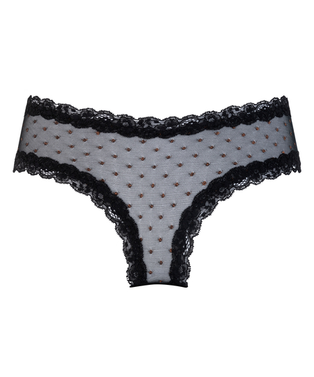 Brazyliany V-shape Mesh, Czarny